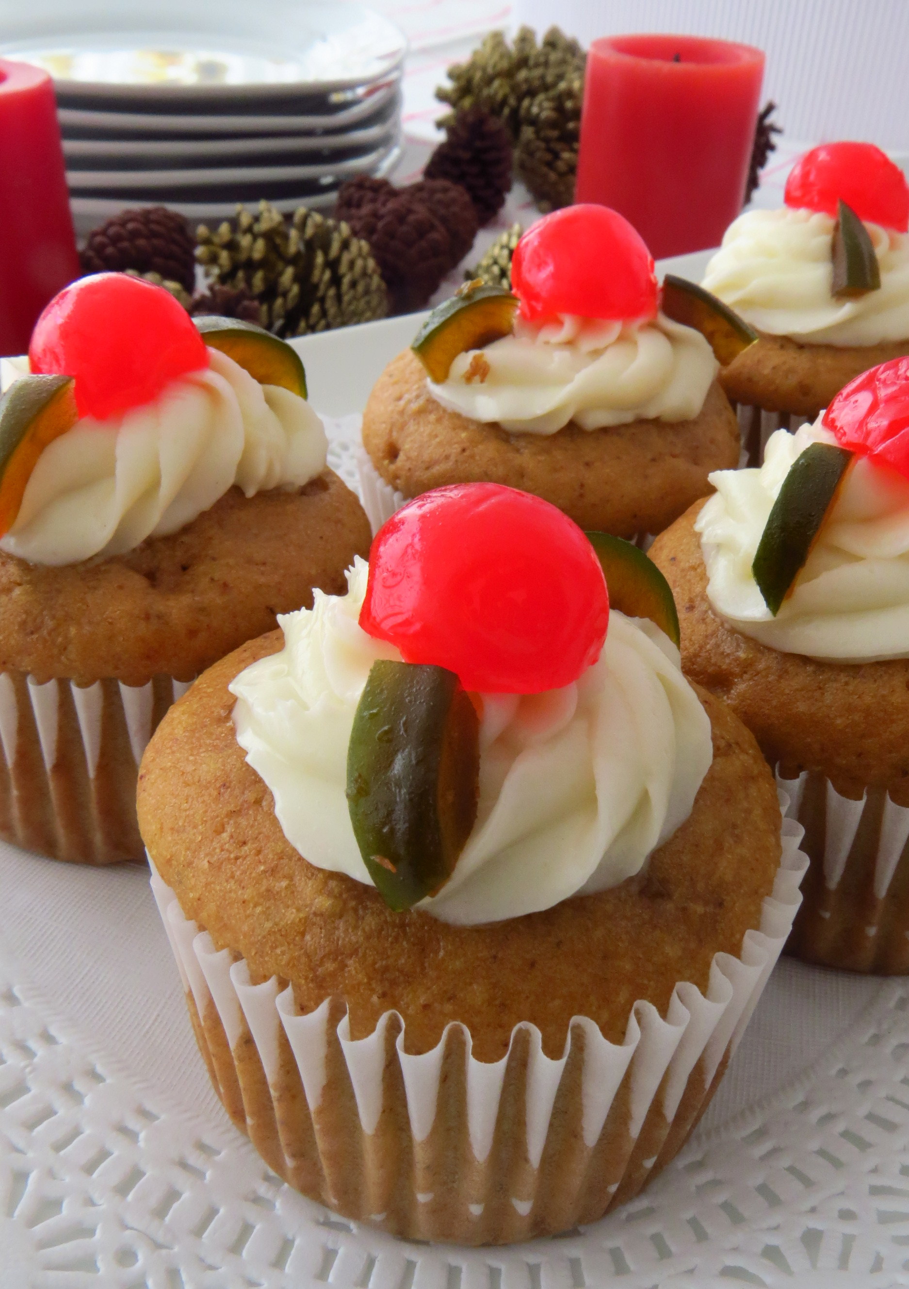 Cupcakes navideños | Rosiqui Healthy Chef